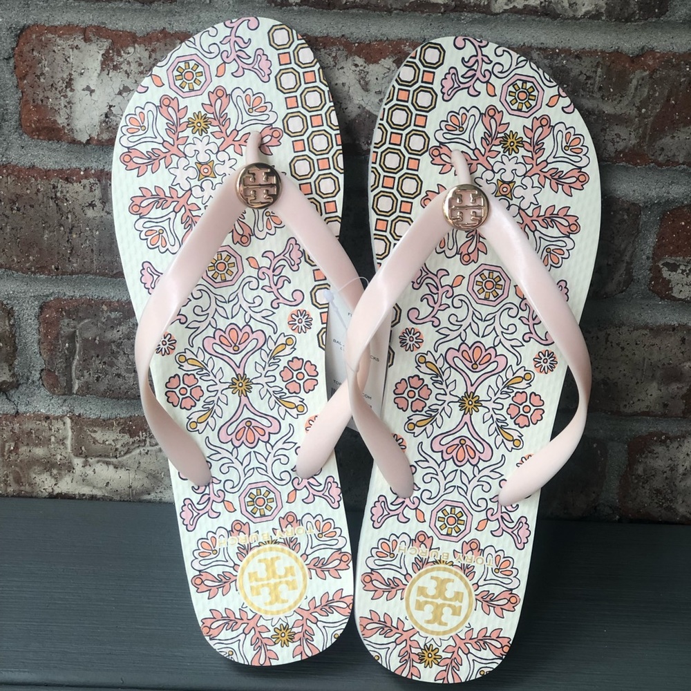 New Tory Burch flip flops